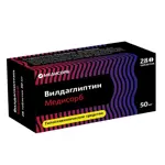 Вилдаглиптин Медисорб, 50 мг, таблетки, 28 шт. фото