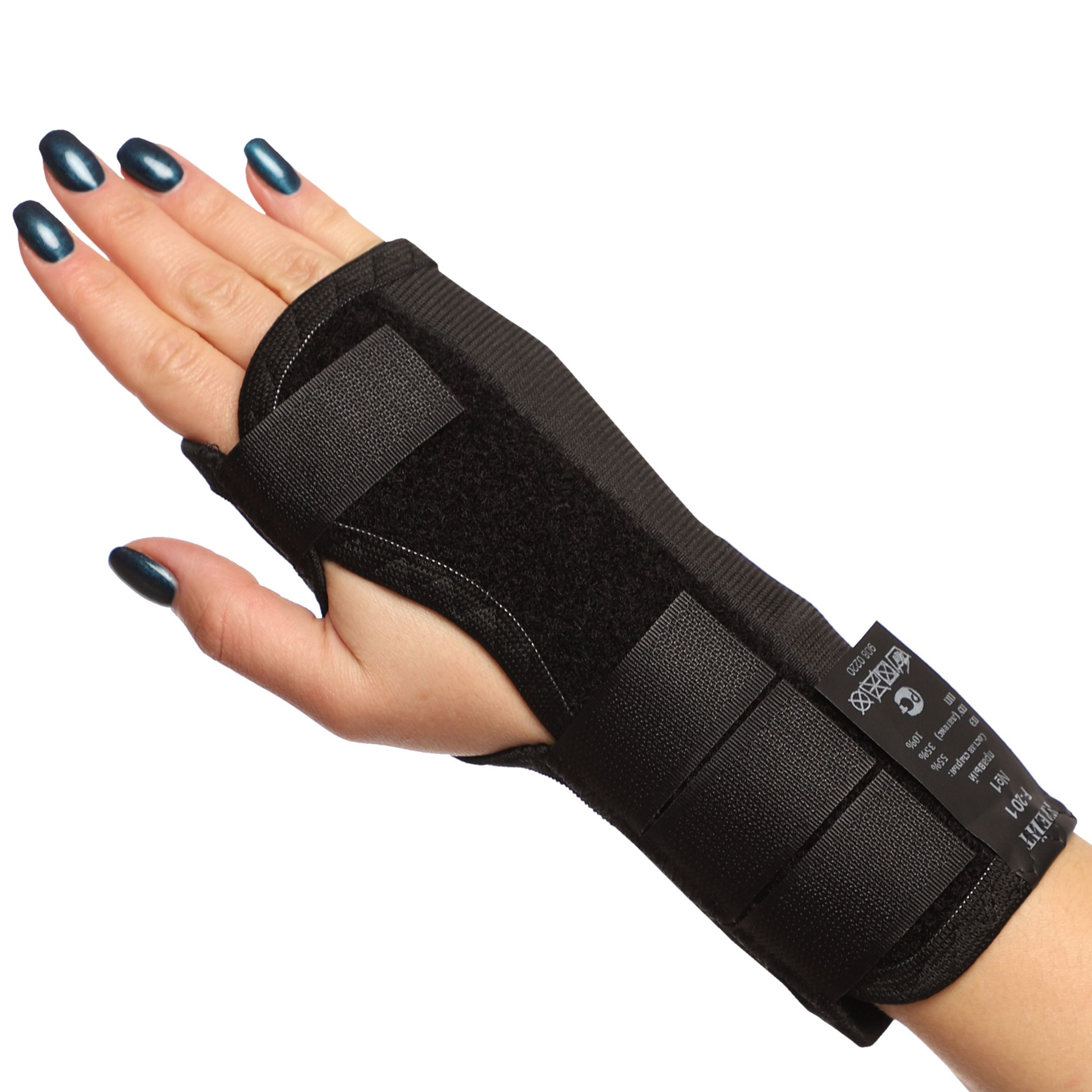 Крейт Бандаж для лучезапястного сустава, р. 3, 1 шт, черный, левый, арт. F-201 фото