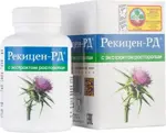 Рекицен-РД с экстрактом расторопши, 0.7 г, таблетки, 90 шт. фото