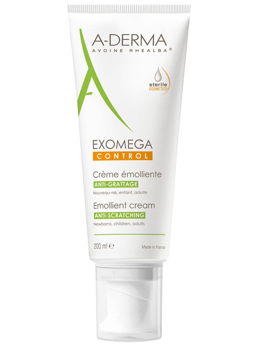 A-Derma Exomega Control Крем смягчающий, крем для тела, 200 мл, 1 шт. фото