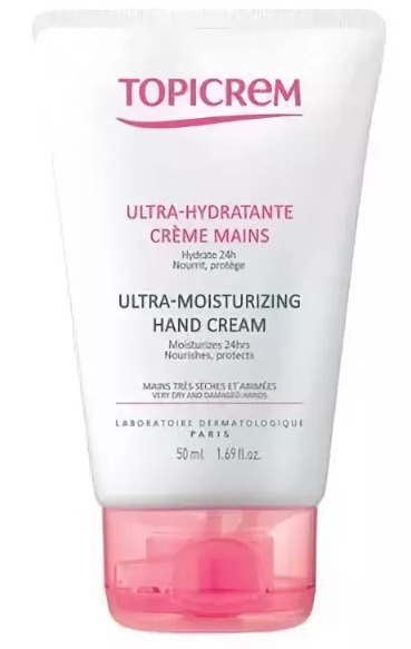 Topicrem Крем для рук ультра-увлажняющий, крем для рук, 50 мл, 1 шт. фото
