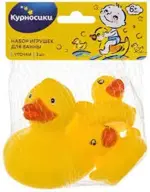 Курносики игрушка для ванны Уточка, 3 шт, арт. 25039 фото 2