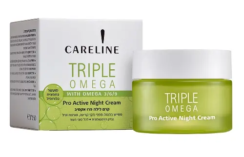 Careline triple omega крем для лица ночной антивозрастной, крем, 50 мл, 1 шт. фото