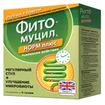 Фитомуцил Норм Плюс, порошок для приема внутрь, 6 г, 10 шт. фото