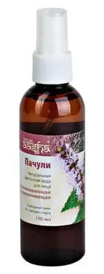 Aasha herbals вода цветочная натуральная для лица, 100 мл, 1 шт, пачули фото