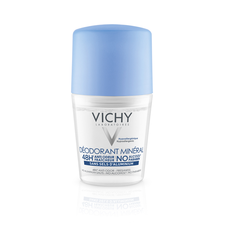 Vichy Deodorants дезодорант минеральный без солей алюминия 48 ч, 50 мл, 1 шт, део-ролик фото