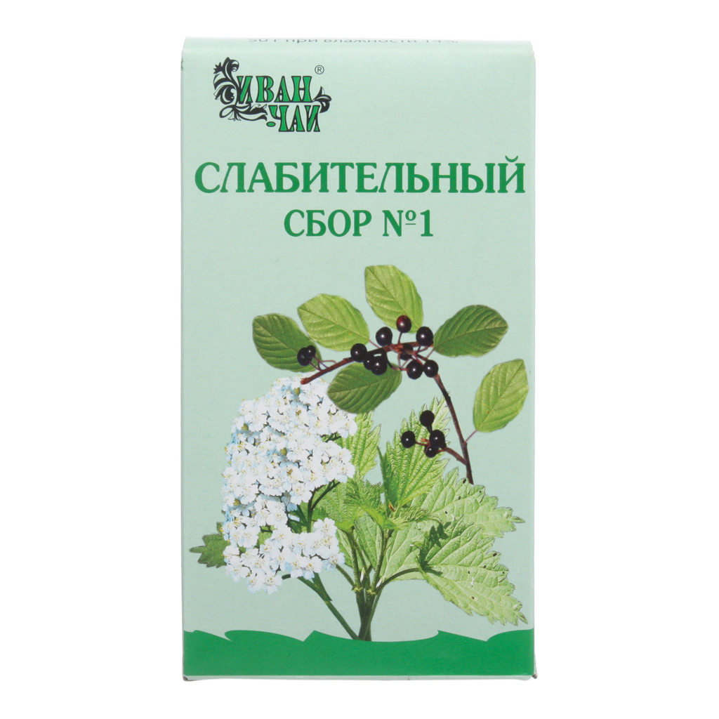 Слабительный сбор №1, сбор лекарственный, 50 г, 1 шт. фото