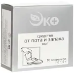 Средство от пота и запаха ног Эко, порошок, 1.5г, 10 шт. фото