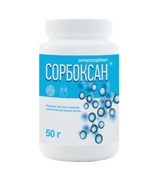 Сорбоксан, порошок для приготовления суспензии для приема внутрь, 50 г, 1 шт. фото