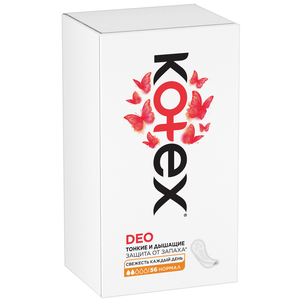 Kotex Normal Deo Прокладки ежедневные, прокладки гигиенические, 20 шт. фото