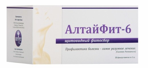 Алтайфит №6 Щитовидный фитосбор, фиточай, 2 г, 20 шт. фото
