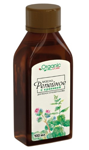 Органик Лабс Масло репейное с крапивой, масло для наружного применения, 100 мл, 1 шт. фото