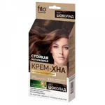 FitoКосметик Крем-Хна Индийская в готовом виде, краска для бровей и ресниц, 50 мл, 1 шт, шоколад фото