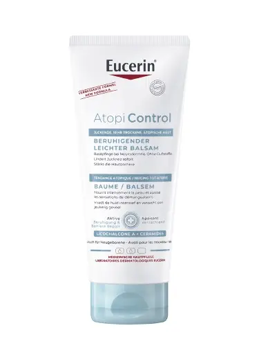 Eucerin atopi control бальзам успокаивающий для младенцев детей и взрослых, бальзам, 200 мл, 1 шт. фото