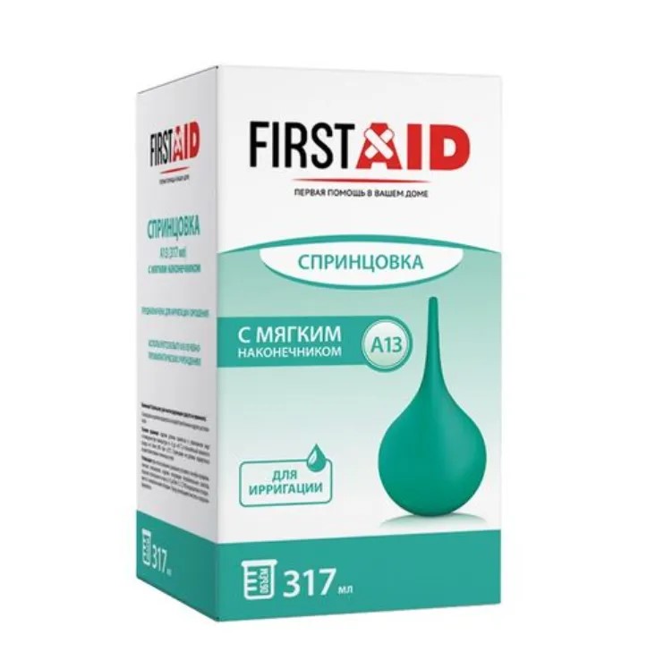 Ферстэйд Спринцовка пластизольная, А13, 317 мл, 1 шт, с мягким наконечником фото