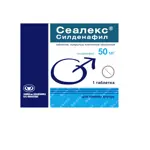 Сеалекс Силденафил, 50 мг, таблетки, покрытые пленочной оболочкой, 1 шт. фото