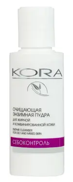 Kora Пудра энзимная очищающая, 100 мл, 1 шт, для жирной и комбинированной кожи фото 1