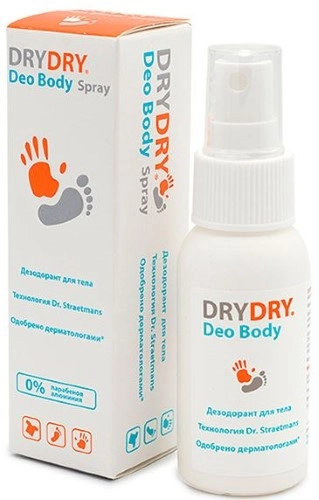 Dry Dry Deo Body дезодорант для тела, спрей, 50 мл, 1 шт. фото