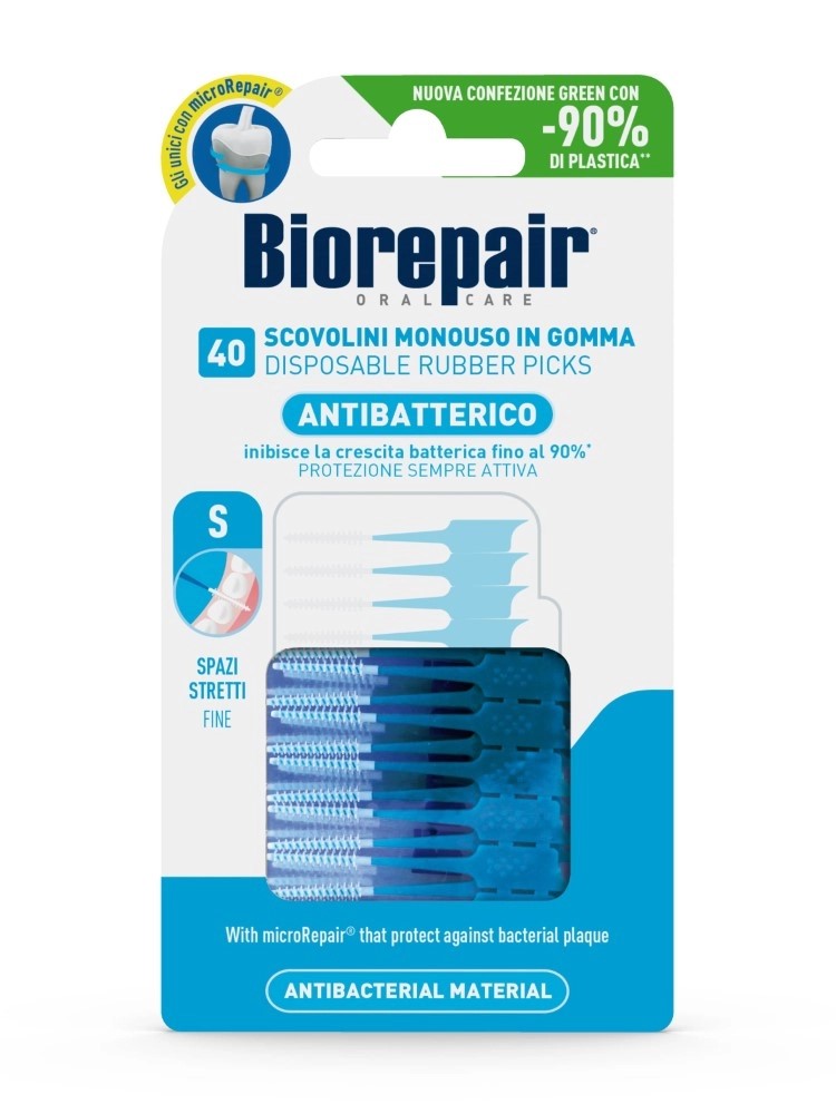 Biorepair Picks Fine Ершики мягкие одноразовые зауженные, ершики зубные, 40 шт. фото