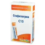 Стафизагриа С15, гранулы гомеопатические, 4 г, 1 шт. фото