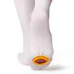 B.Well Care Чулки противоэмболические, 1 класс компрессии (18-22 mmHg), р. 3, пара, 1 шт, белого цвета, арт. JW-214, с отверстием под пальцами фото 3