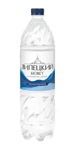 Липецкий бювет Вода минеральная газированная лечебно-столовая, вода минеральная, 1.5 л, 1 шт. фото