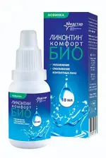 Ликонтин Комфорт Био раствор для повышения комфортности ношения контактных линз, 18 мл, 1 шт. фото