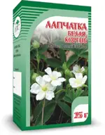Лапчатка белая корень, корни измельченные, 25 г, 1 шт. фото 