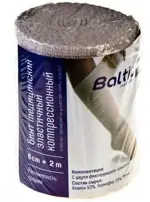 Baltic Medical Бинт медицинский эластичный, 8 см х 2 м, 1 шт, средней растяжимости фото