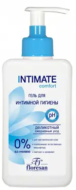 Floresan Intimate comfort Деликатный гель для интимной гигиены, гель для интимной гигиены, 250 мл, 1 шт, арт. Ф-272 фото