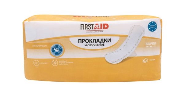 Ферстэйд Супер Прокладки урологические, прокладки урологические, 12 шт. фото
