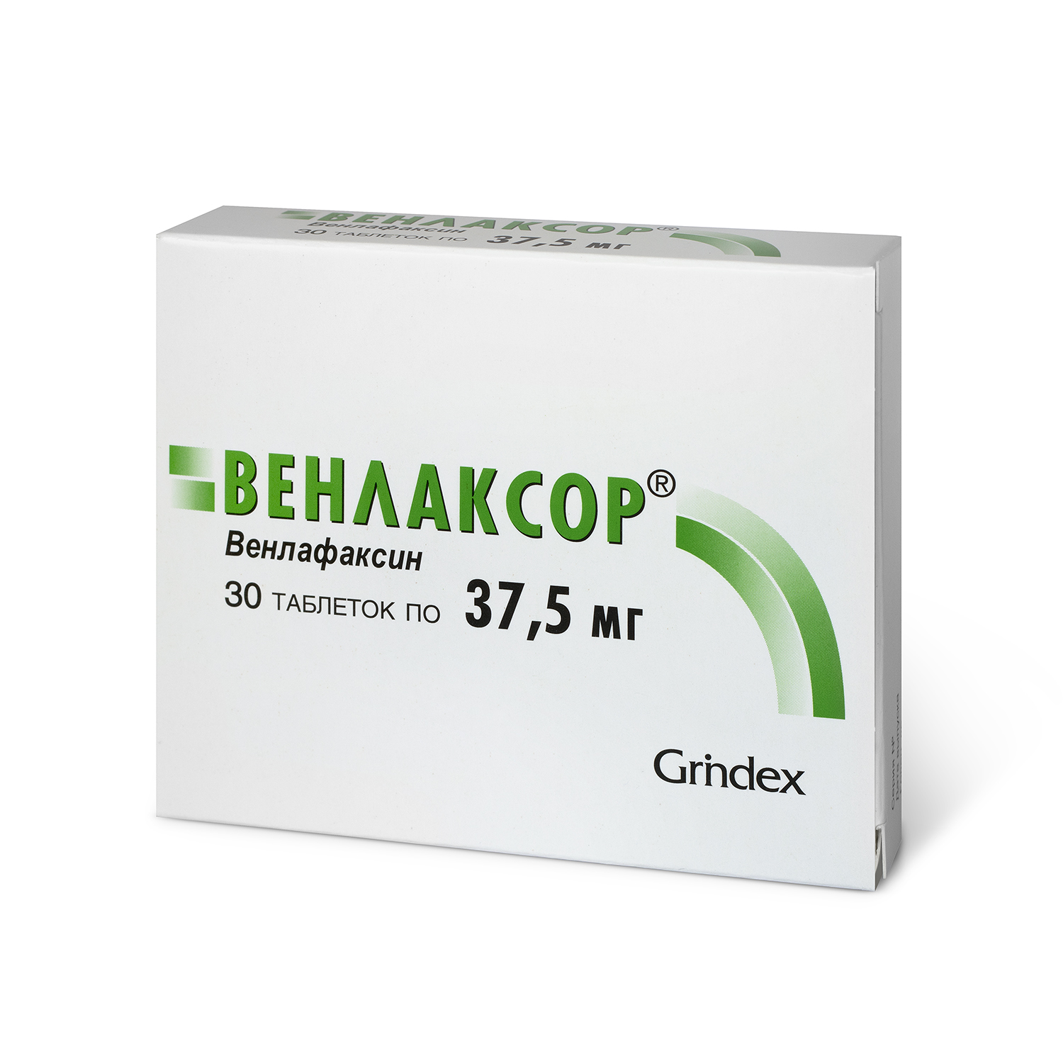 Венлаксор, 37.5 мг, таблетки, 30 шт. фото