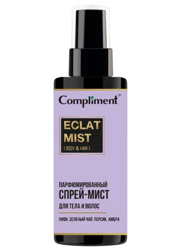 Compliment спрей-мист для тела и волос парфюмированный eclat, спрей, 110 мл, 1 шт. фото