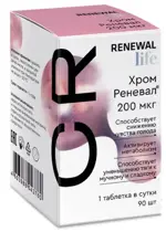 Хром Реневал, 200 мкг, таблетки, 90 шт. фото