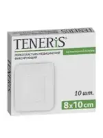 Teneris T-Pore Пластырь фиксирующий, 8 см х 10 см, пластырь, 10 шт, нетканая основа фото