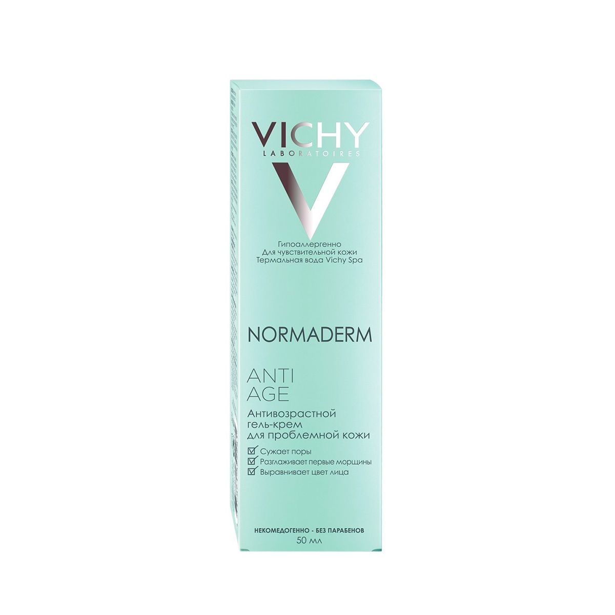 Vichy Normaderm Anti-Age для проблемной кожи с первыми признаками старения, крем-гель, 50 мл, 1 шт. фото