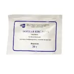 Борная кислота, порошок для наружного применения, 20 г, 1 шт. фото