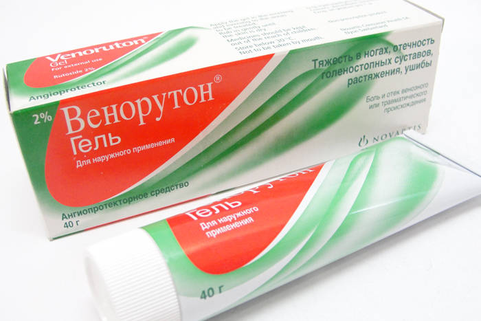 Венорутон, 2%, гель для наружного применения, 40 г, 1 шт. фото