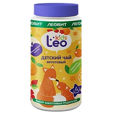 Леовит Leo Kids Детский чай фруктовый, чай, 200 г, 1 шт, для детей с 6 месяцев, гранулированный фото
