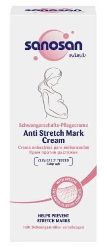 Sanosan Mama Крем от растяжек в период беременности, крем для тела, 200 мл, 1 шт. фото