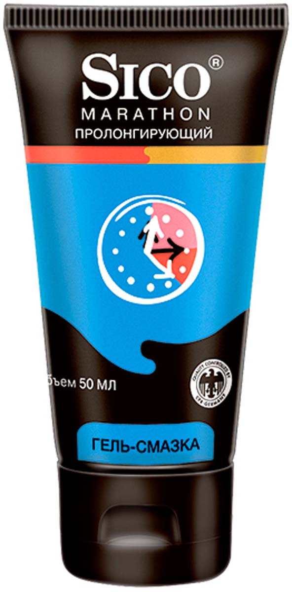 Sico Гель-лубрикант пролонгирующий Marathon, лубрикант, 50 мл, 1 шт. фото