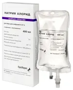 Натрия хлорид, 0.9%, раствор для инфузий, 400 мл, 1 шт, контейнер фото
