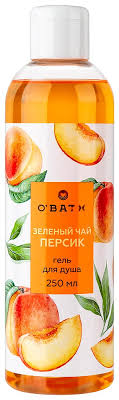 Obath Гель для душа, 250 мл, 1 шт, зеленый чай + персик фото