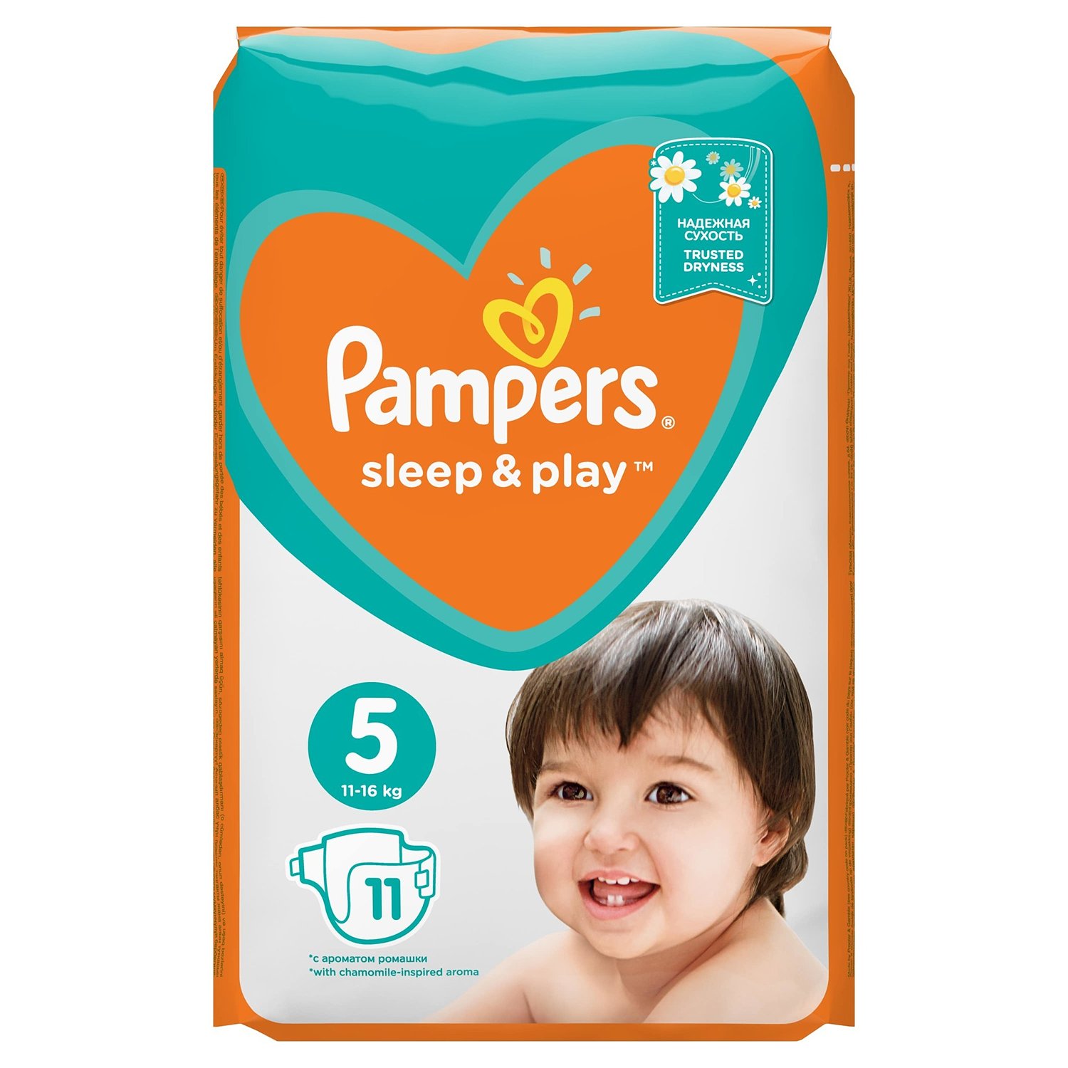Pampers Sleep&amp;Play Подгузники детские, р. 5, 11 шт, 11-16 кг фото