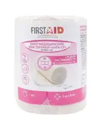 Ферстэйд Бинт эластичный компрессионный УНГА-СР, 8 см х 3 м, 1 шт, с застежкой, средней растяжимости фото