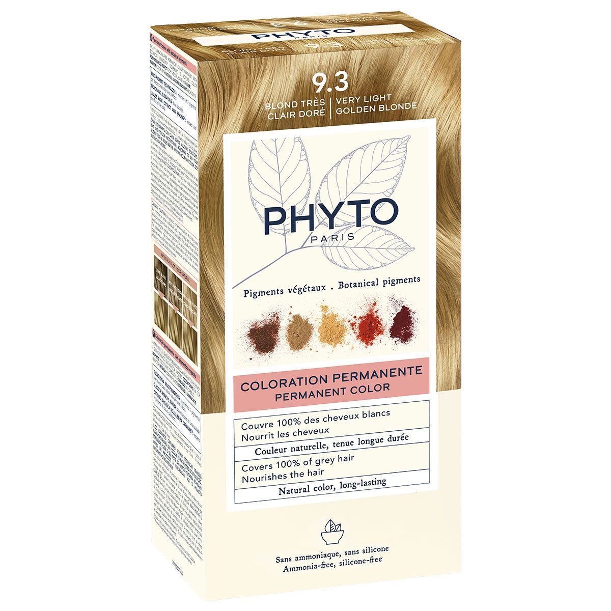 Phytosolba PhytoColor Краска для волос, 1 шт, тон 9.3 очень светлый золотистый блонд фото
