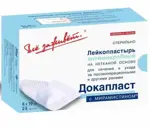 ДокаПласт с мирамистином, стерильный, 60 мм х 100 мм, 25 шт, нетканая основа фото