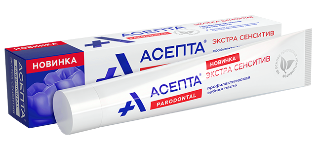 Асепта Экстра Сенситив Зубная паста, паста зубная, 75 мл, 1 шт. фото