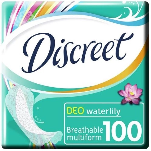 Discreet Deo Water Lily Multiform Прокладки ежедневные, прокладки гигиенические, 100 шт. фото