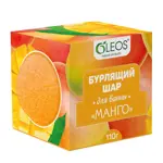 Oleos шар бурлящий для ванн, 110 г, 1 шт, манго фото 2